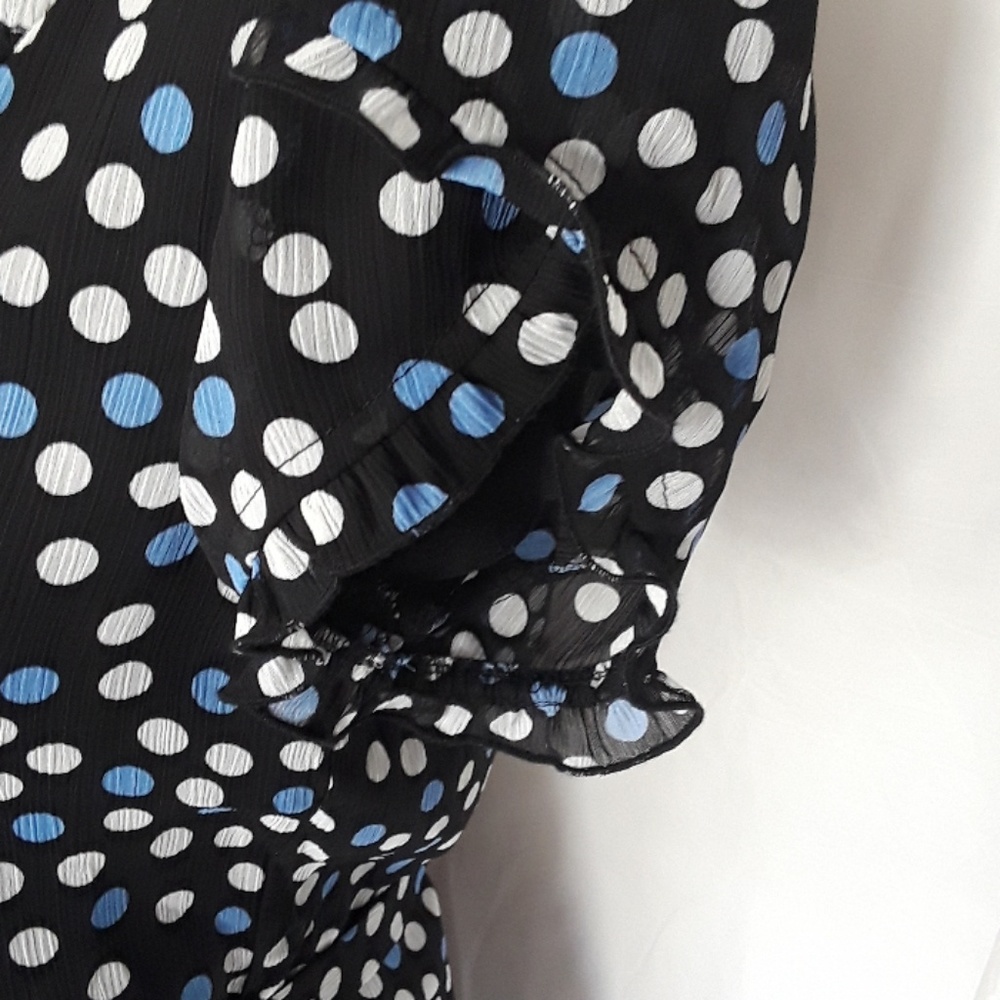 STYLE & CO Ruffled Button Down Blouse - Picture 3 of 6